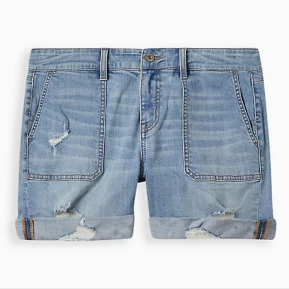 Torrid 5 INCH VINTAGE STRETCH MID-RISE SHORT - Picture 6 of 6